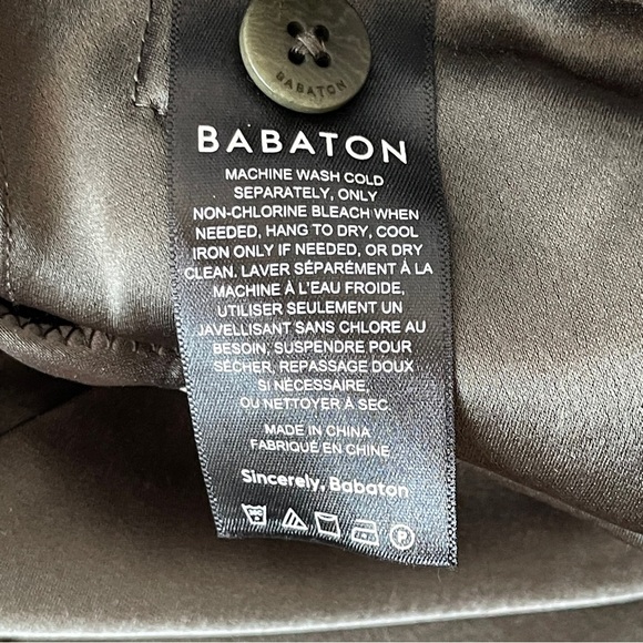 Babaton (Aritzia) Satin Cargo Pants in Olive Green – Size 8 - Picture 11 of 12